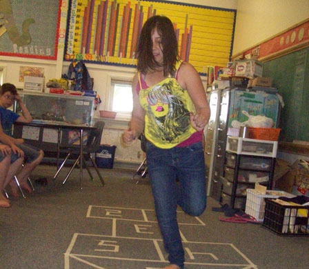 Learning to Play Hopscotch