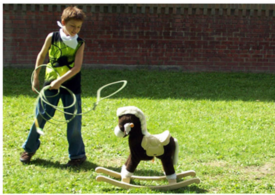 Roping on Cowboy Day